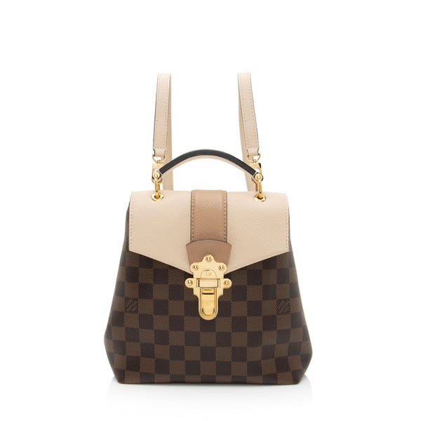 Louis Vuitton Damier Ebene Clapton Backpack (SHF-l1X1wx)