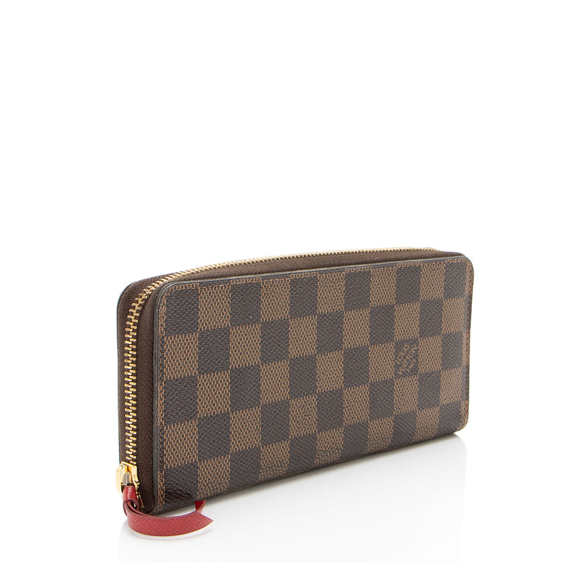 Louis Vuitton Damier Ebene Clemence Wallet (SHF-MGDwKd)