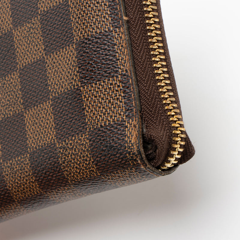 Louis Vuitton Damier Ebene Compact Zippy Wallet (SHF-xL1W1G)