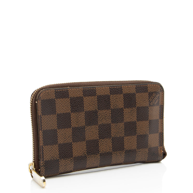 Louis Vuitton Damier Ebene Compact Zippy Wallet (SHF-xL1W1G)