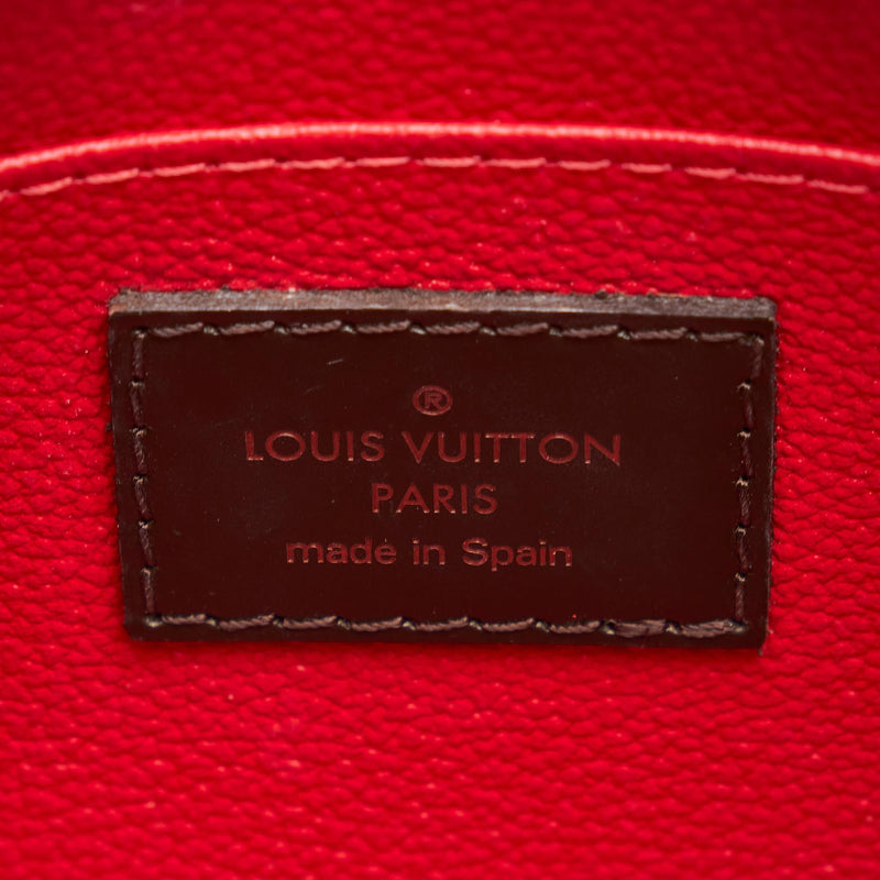 Louis Vuitton Damier Ebene Cosmetic Pouch PM (SHG-S1rm3L)