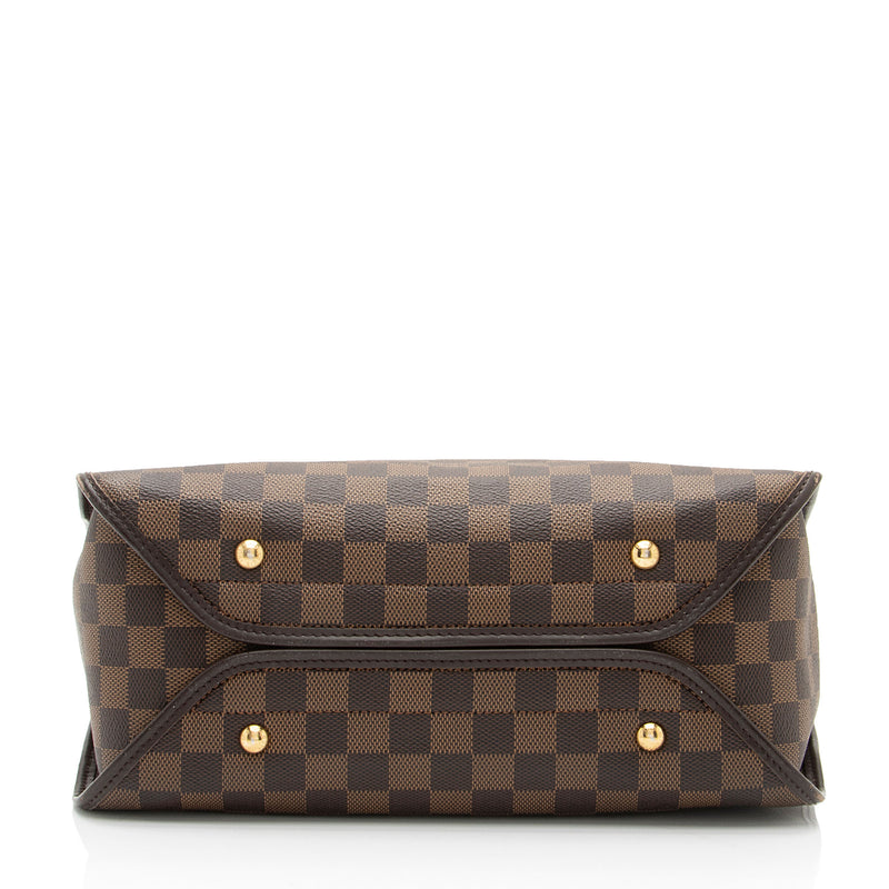 Louis Vuitton Damier Ebene Duomo Shoulder Bag (SHF-esK15F)