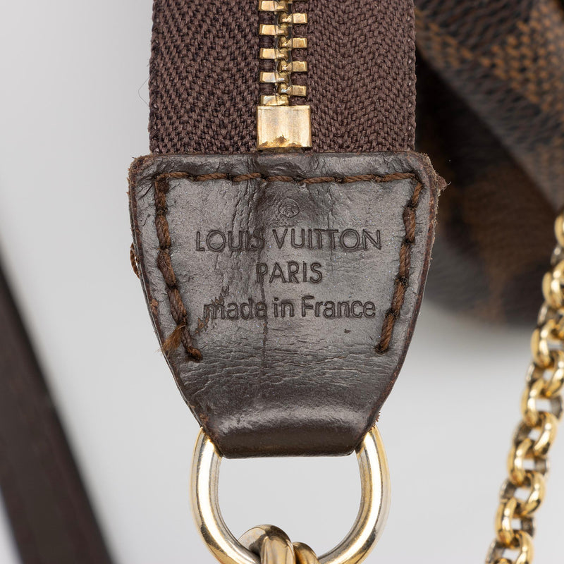 Louis Vuitton Damier Ebene Eva Clutch - FINAL SALE (SHF-19465) – LuxeDH