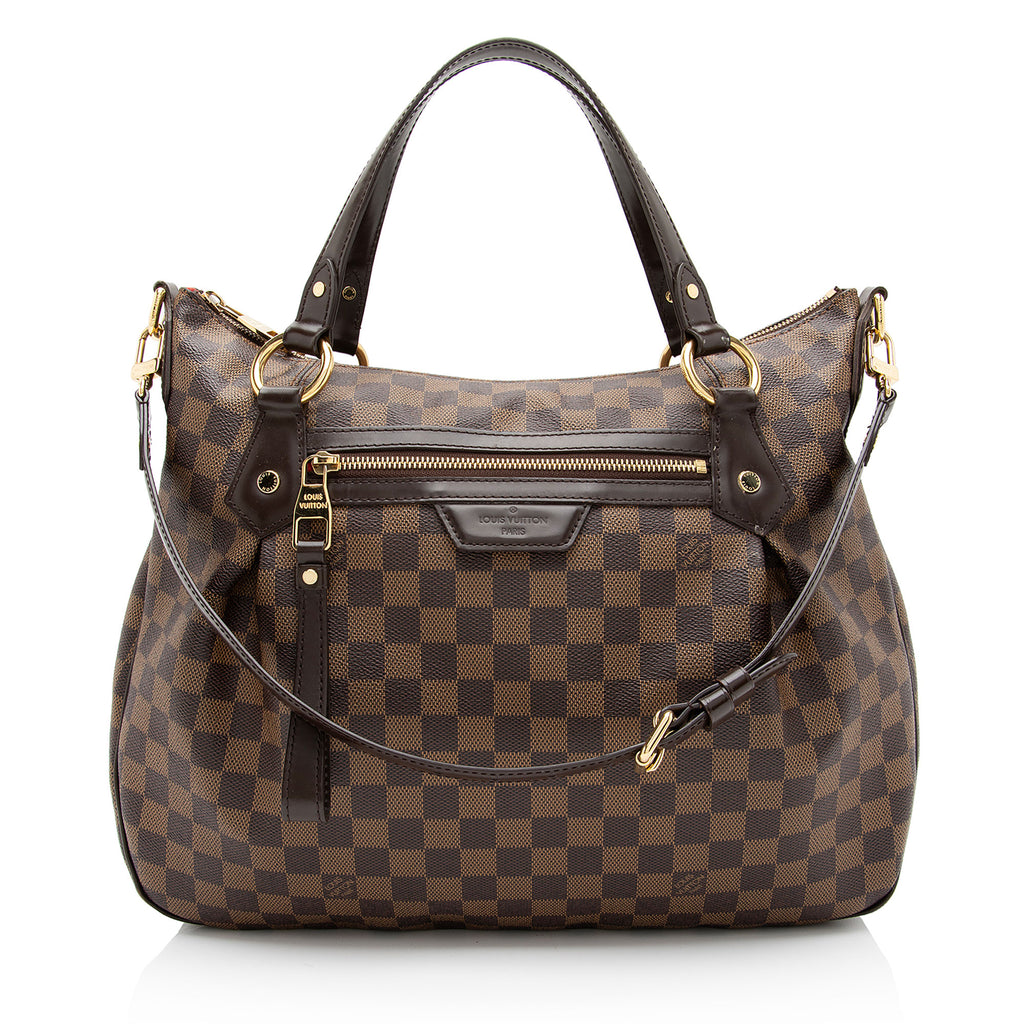 Louis Vuitton Damier Ebene Evora MM Shoulder Bag (SHF-nGGIn6) – LuxeDH