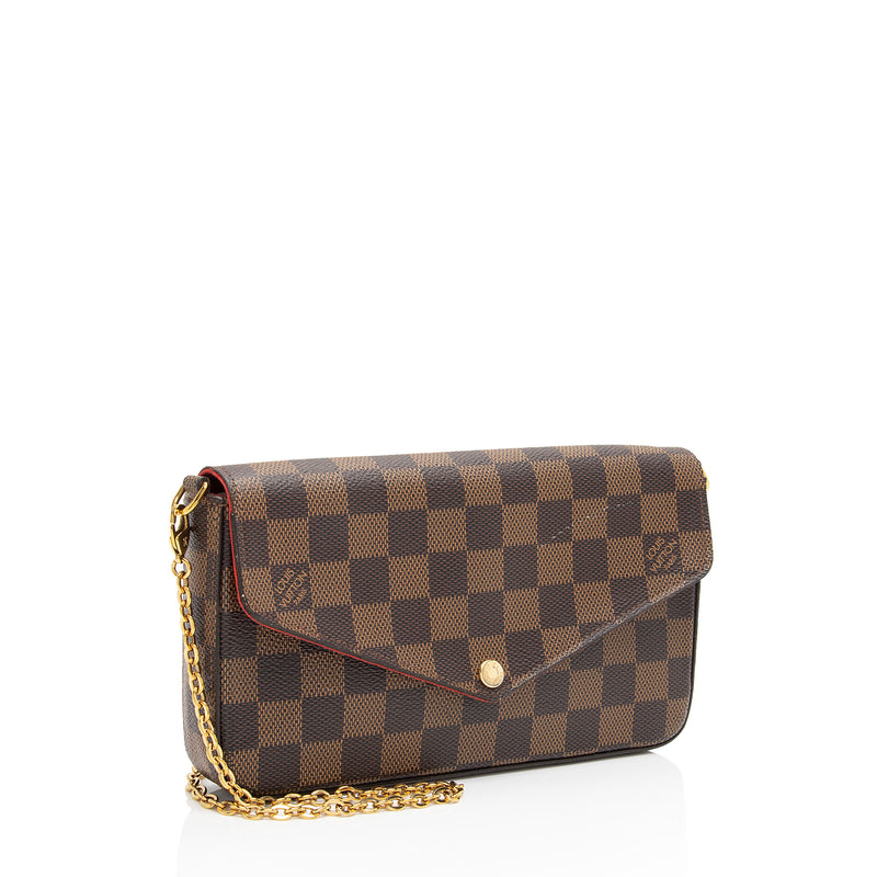 Louis Vuitton Damier Ebene Felicie Pochette (SHF-qXSBbw)