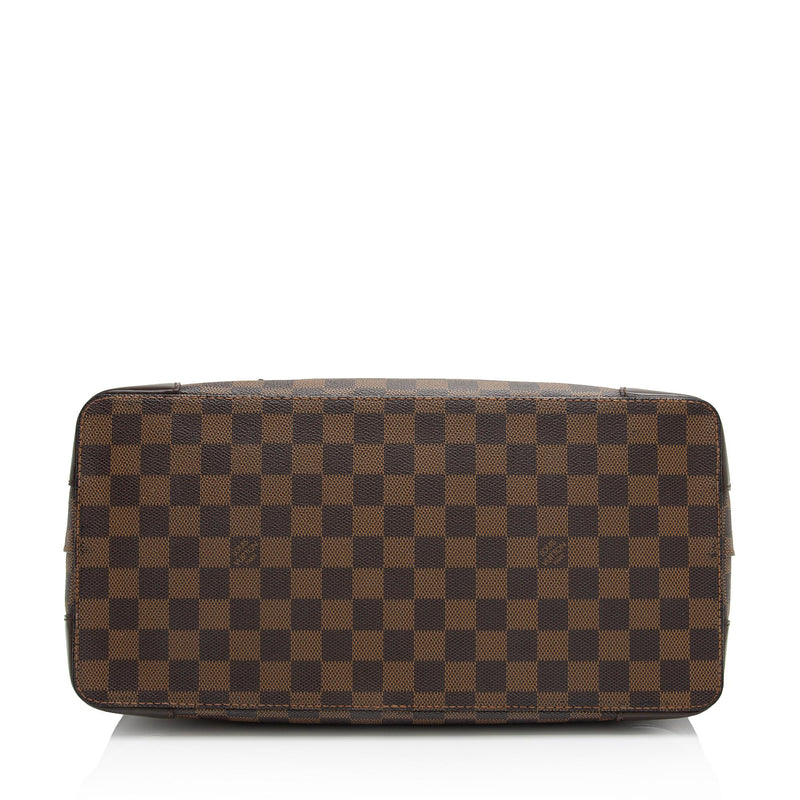 LOUIS VUITTON Hampstead MM Damier Ebene Shoulder Bag Brown