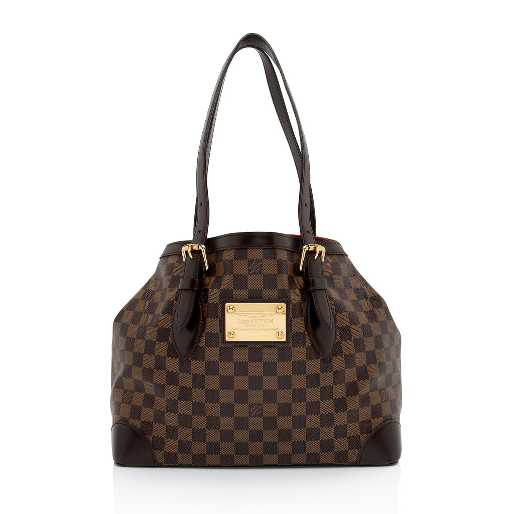 Louis Vuitton Damier Ebene Hampstead MM Tote (SHF-tcbGam) – LuxeDH