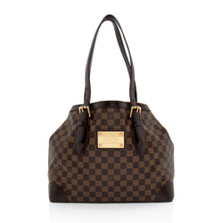 LOUIS VUITTON Hampstead MM Damier Ebene Shoulder Handbag