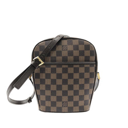 Louis Vuitton Damier Ebene Ipanema PM Crossbody Shoulder Bag Louis Vuitton