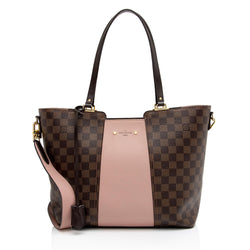Louis Vuitton, Bags, Authenticlouis Vuitton Jersey Tok Zip Tote Crossbody  Handbag Damier Leather