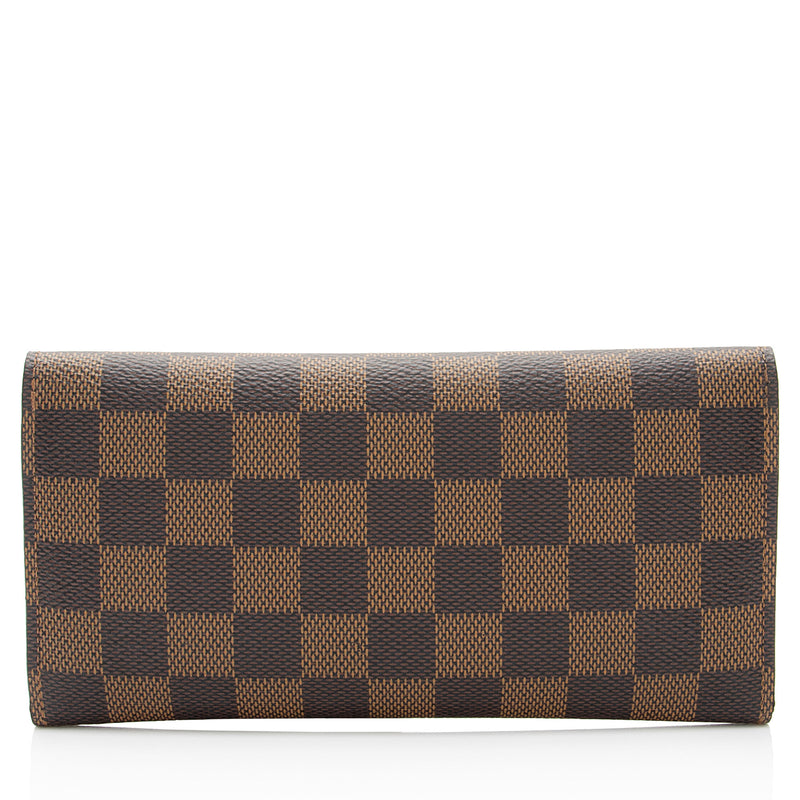 Louis Vuitton Damier Ebene Josephine Wallet Red