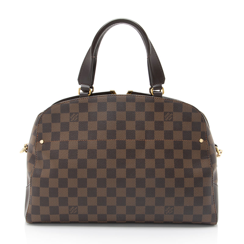 Louis Vuitton Damier Ebene Kensington Bowler Satchel (SHF-lo5hSe)