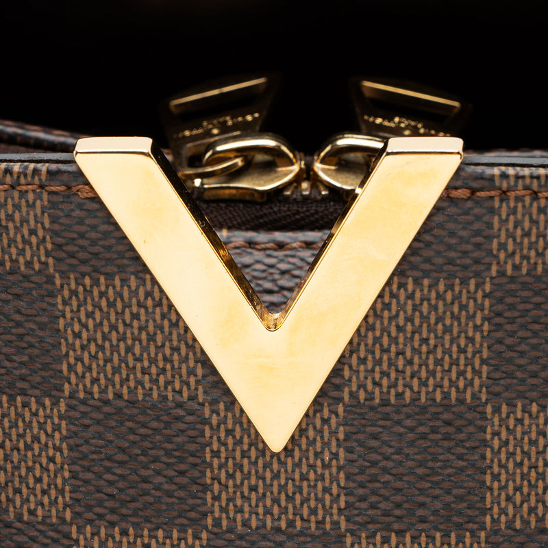 Louis Vuitton Damier Ebene Kensington Bowler Satchel (SHF-lo5hSe)