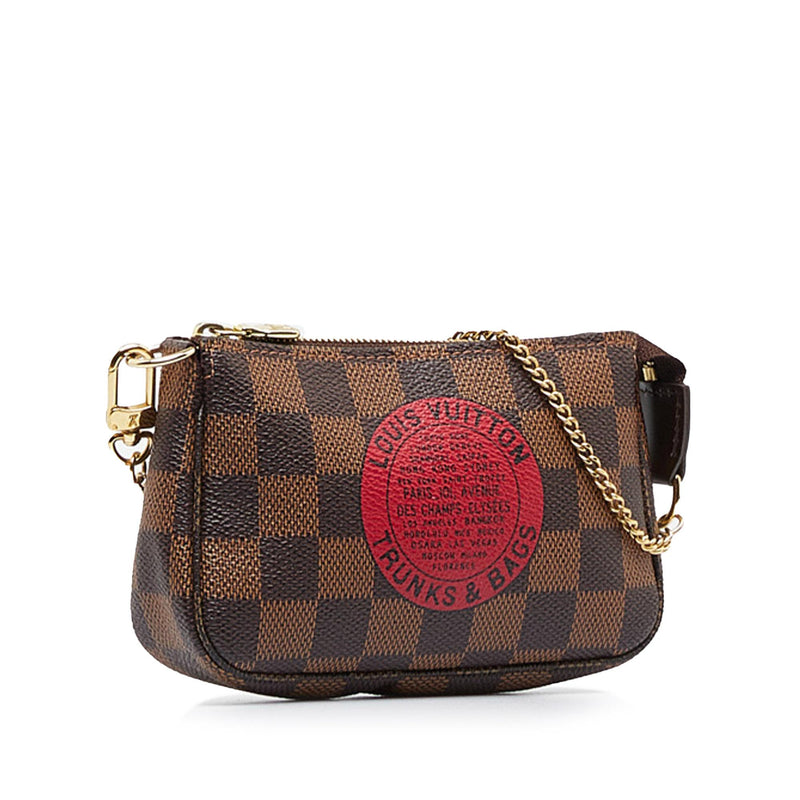 Louis Vuitton Damier Ebene Trunks & Bags Mini Pochette
