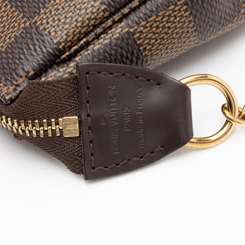 Louis Vuitton Damier Ebene Mini Pochette Accessoires (SHF-19508