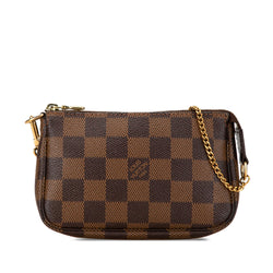 Louis Vuitton Damier Ebene Mini Pochette Accessoires (SHG-IiKM1Q)