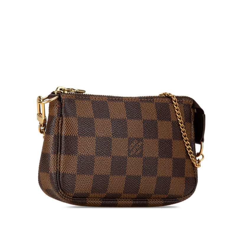 Louis Vuitton Damier Ebene Mini Pochette Accessoires (SHG-IiKM1Q)