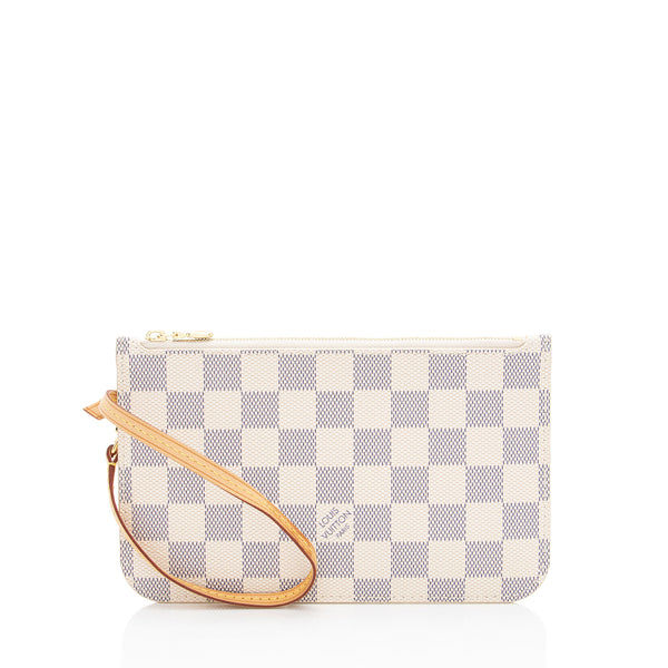 Louis Vuitton Damier Azur Neverfull PM Pochette (SHF-dKqJVY)