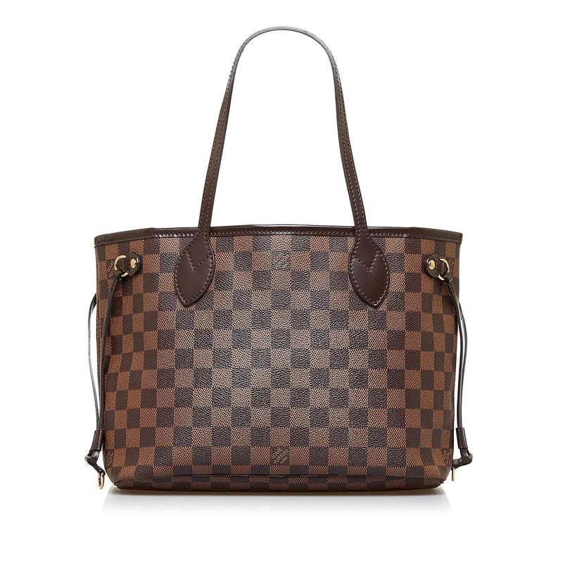 Louis Vuitton Damier Ebene NEVERFULL PM Shoulder Bag