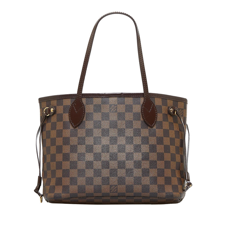Louis Vuitton Small Damier Ebene Neverfull PM with Pouch with