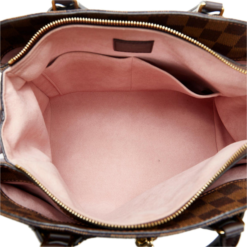 Louis Vuitton Normandy Damier Ebene Shoulder Bag Brown
