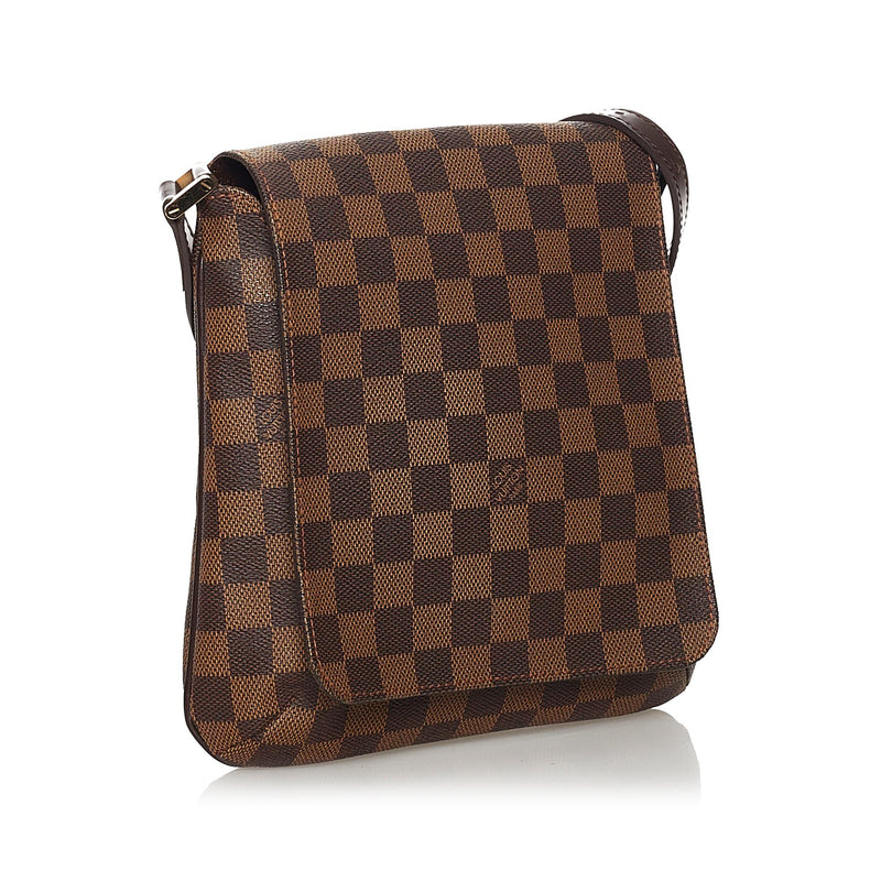 Louis Vuitton Musette Tango Damier Ebene Short Shoulder Bag