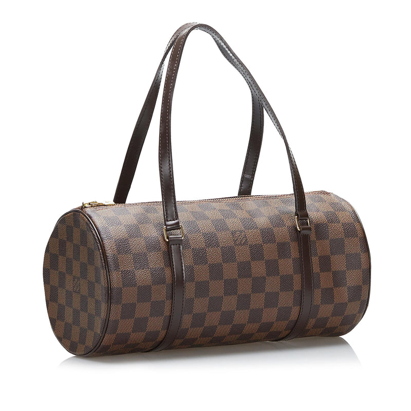 Brown Louis Vuitton Damier Ebene Papillon 30 Shoulder Bag