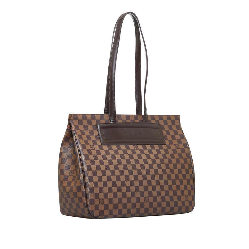 Pre-Owned Louis Vuitton Parioli GM Damier Ebene Brown 