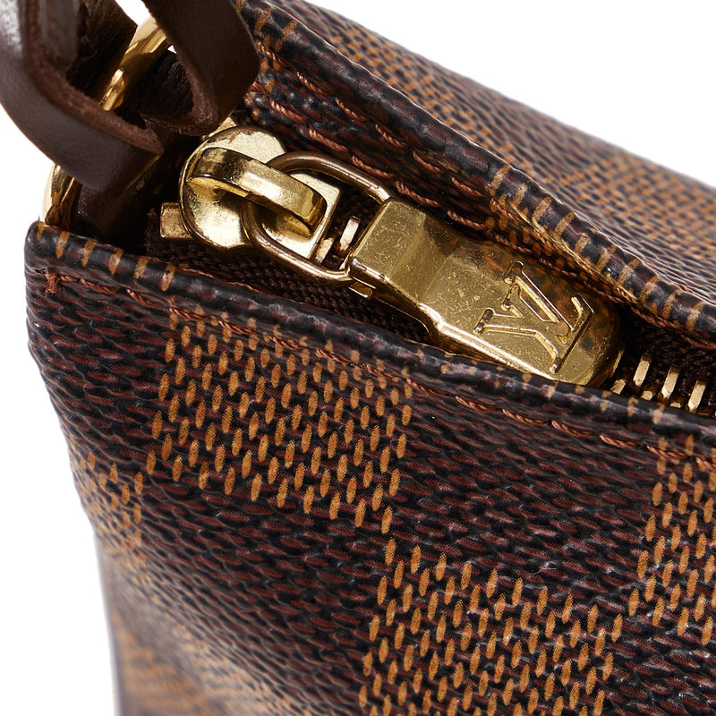 Louis Vuitton Ebene Leather Pochette Accessories Strap