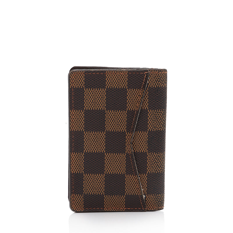 Lv discount wallet checkered