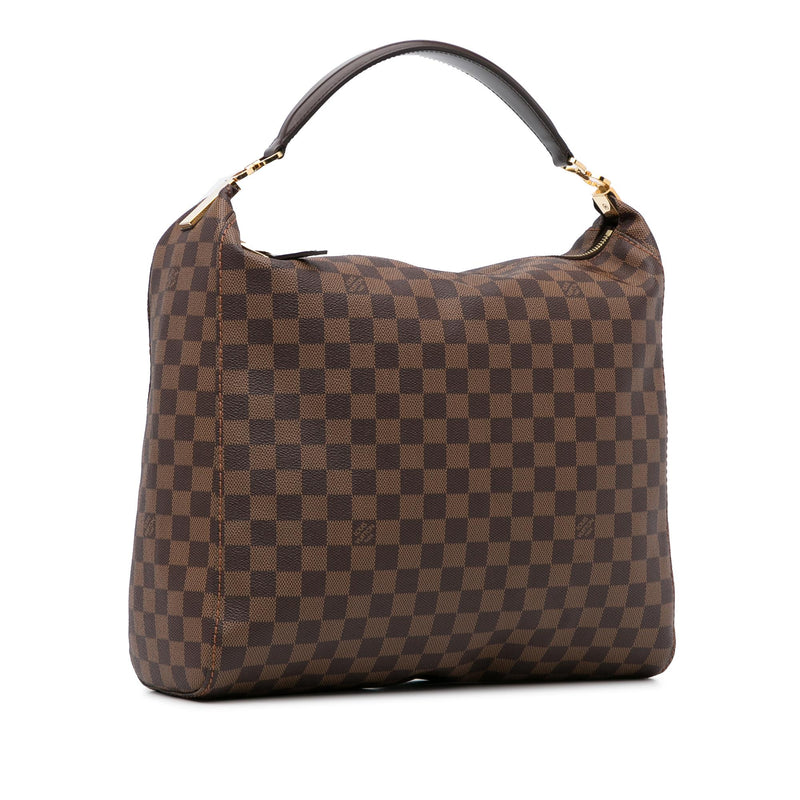 Louis Vuitton Damier Ebene Portobello GM - Brown Hobos, Handbags