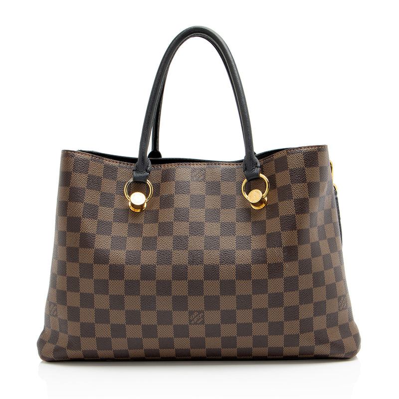 Louis Vuitton Damier Ebene Riverside Tote (SHF-YGzoRW)