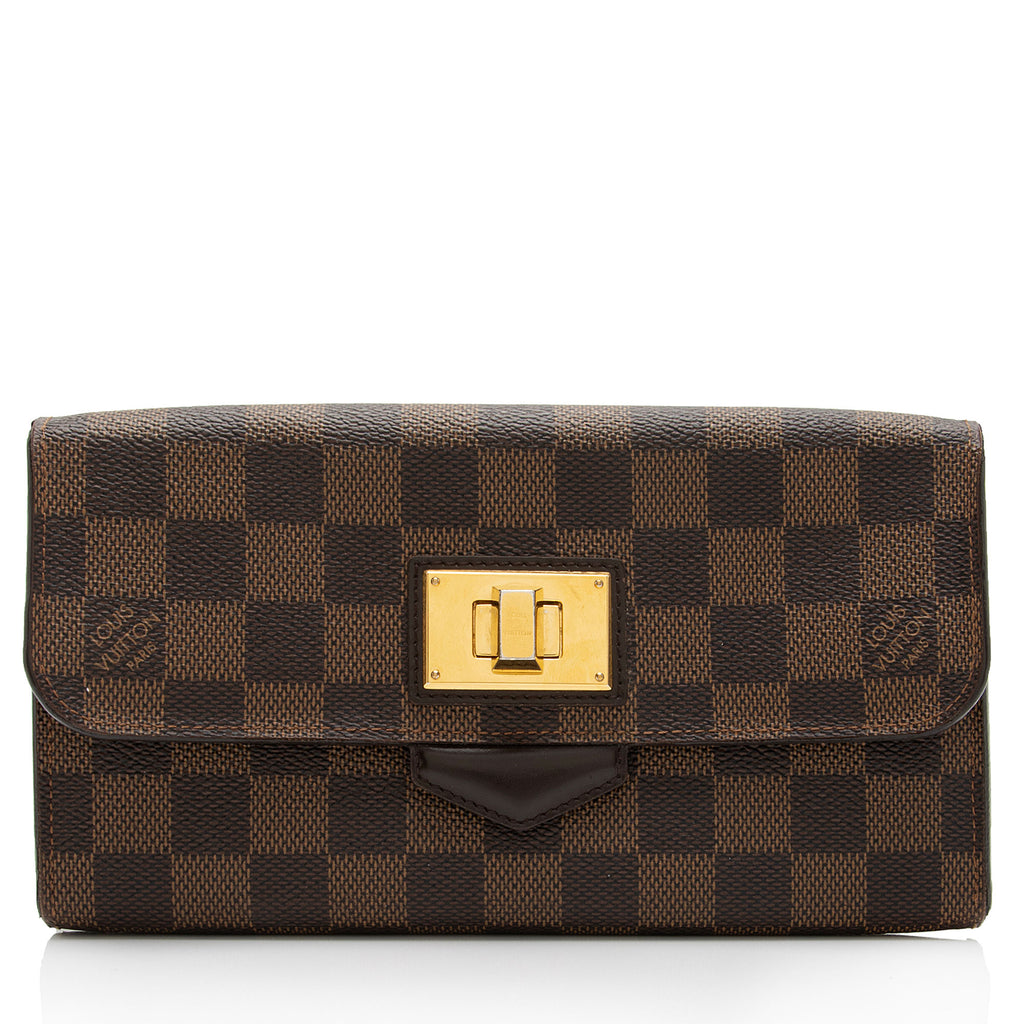 Louis Vuitton, Bags, 0 Authentic Louis Vuitton Roseberry Damier Ebene  Walletclutch