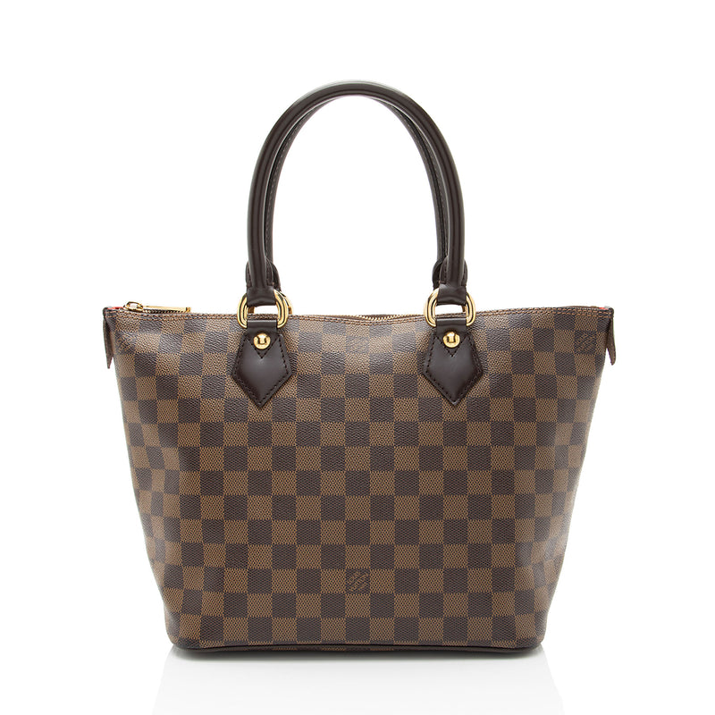 Louis Vuitton Damier Ebene Saleya PM Tote (SHF-oMBtvC)