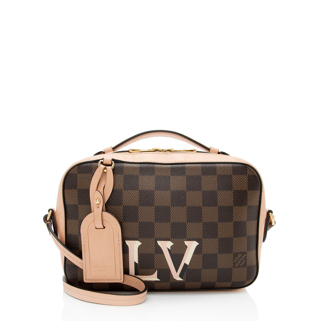 Louis Vuitton Square Cross Body Bag Damier Ebene