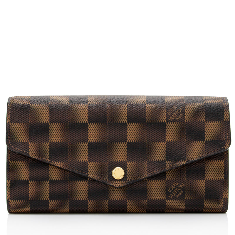 Louis Vuitton Sarah Wallet Brown Damier Ebene