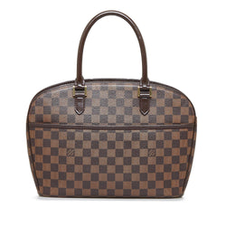 Louis Vuitton Damier Ebene Coated Canvas Sarria Horizontal Top Handle Bag