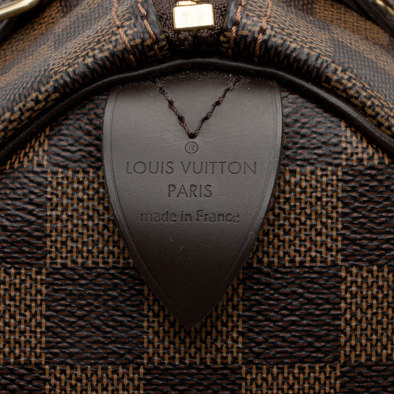 Louis Vuitton Damier Ebene Speedy Bandouliere 25 Satchel (SHF-20767) –  LuxeDH