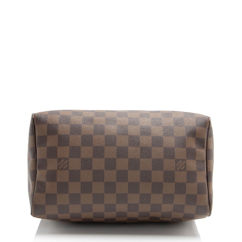 Louis Vuitton Damier Ebene Speedy 25 Satchel (SHF-VMw0ml)