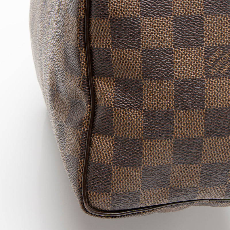 Louis Vuitton Damier Ebene Speedy 25 Satchel (SHF-VMw0ml)