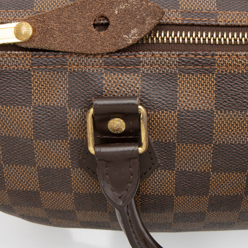 Louis Vuitton Damier Ebene Speedy 25 Satchel (SHF-VMw0ml)