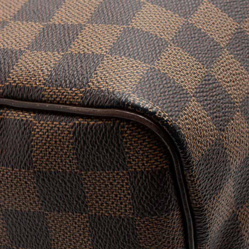 Louis Vuitton Damier Ebene Speedy 35 Satchel (SHF-8RRCj1)