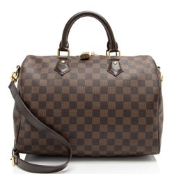 Louis Vuitton Damier Ebene Speedy Bandouliere 30 Satchel (SHF-XcTqFC)