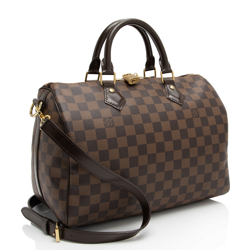 Louis Vuitton Damier Ebene Speedy Bandouliere 30 Satchel (SHF-XcTqFC)