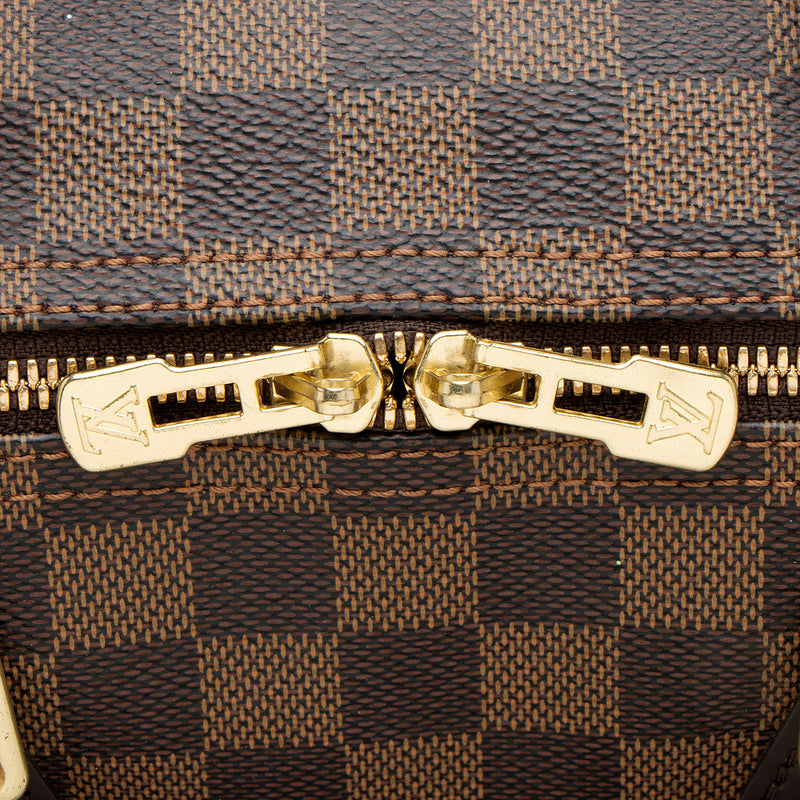 Louis Vuitton Damier Ebene Speedy Bandouliere 35 Satchel (SHF-8UjMW0)