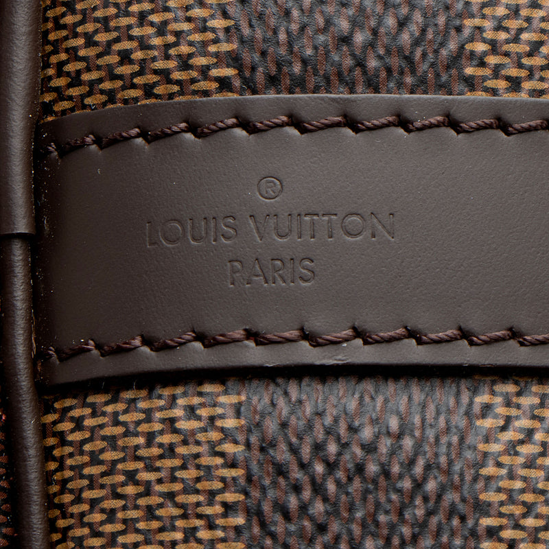 Louis Vuitton Damier Ebene Speedy Bandouliere 35 Satchel (SHF-8UjMW0)