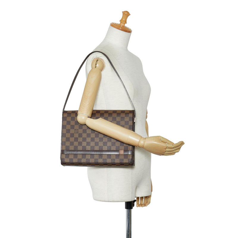 Louis-Vuitton Damier Tribeca Carre Shoulder Bag