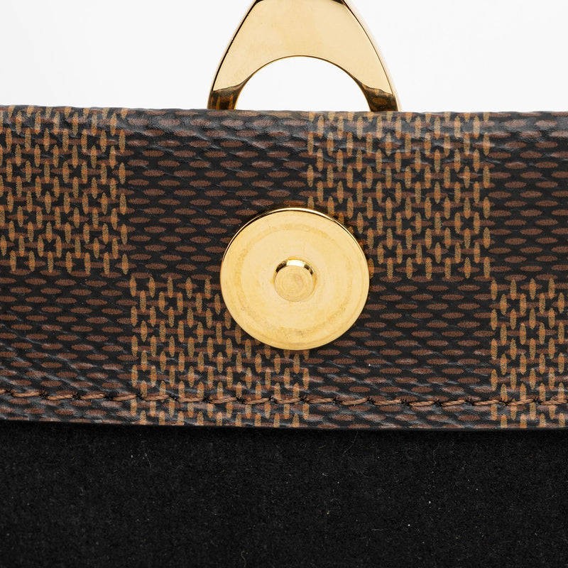 Louis Vuitton, Bags, Auth Louis Vuitton Damier Ebene Envelope Wallet On  Chain