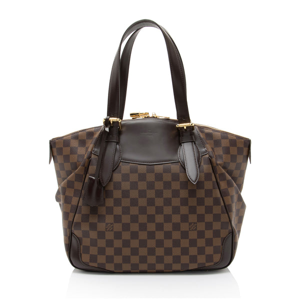 Louis Vuitton Damier Ebene Verona GM Shoulder Bag (SHF-Ug4MbX)