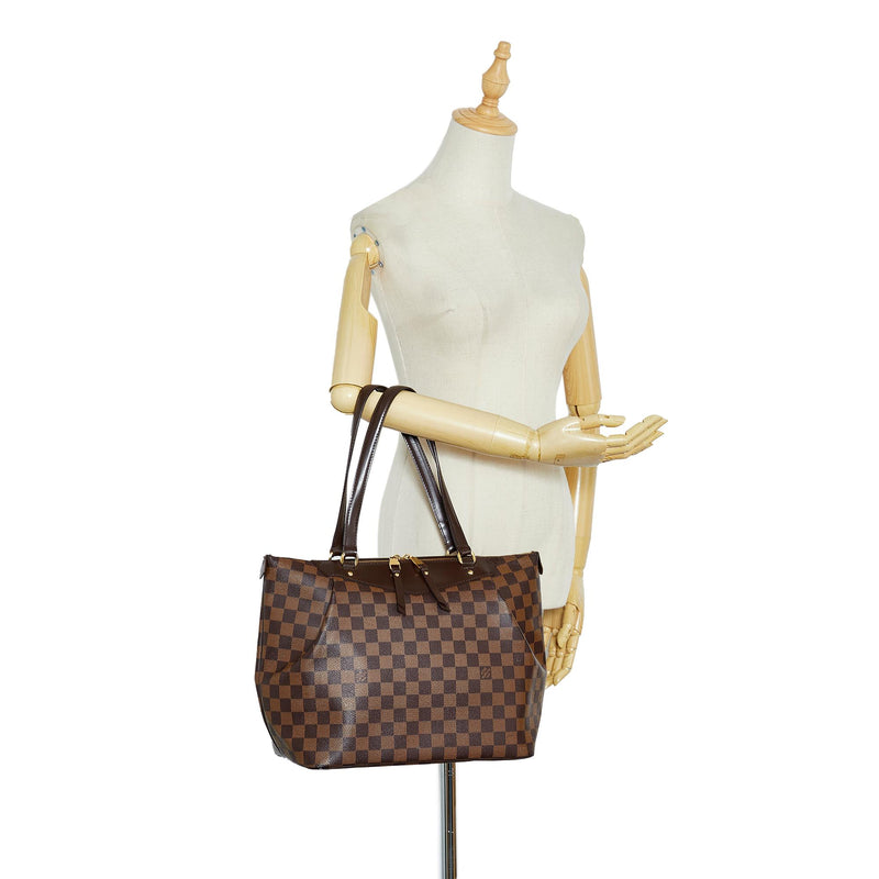 Louis Vuitton Westminster GM Damier Ebene Canvas Shoulder Bag on SALE